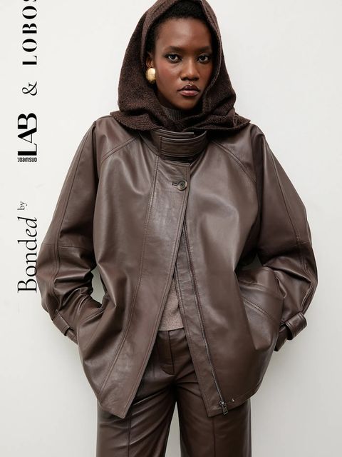 Answear.LAB kominiarka z dodatkiem wełny merino kolor brązowy - zdjęcie produktu nr 1