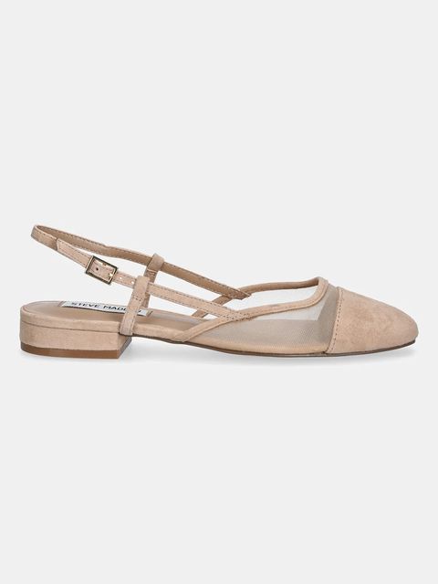 Steve Madden baleriny Belinda-M kolor beżowy z odkrytą piętą SM11003766 - zdjęcie produktu nr 2