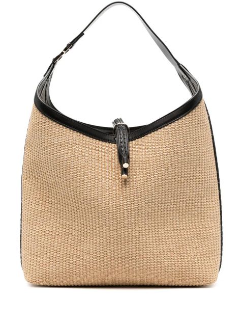 Chloé Marcie raffia tote bag - Brown - zdjęcie produktu nr 1