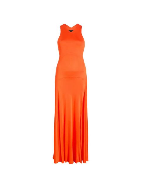 Proenza Schouler Naia V-neck maxi dress - Orange - zdjęcie produktu nr 1