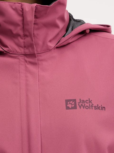 Jack Wolfskin kurtka outdoorowa Trailtime 2L kolor bordowy A63902