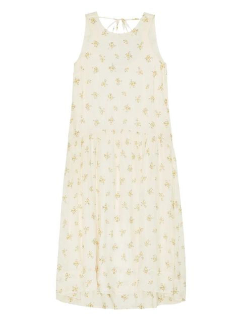 GANNI floral-print dress - Neutrals - zdjęcie produktu nr 1