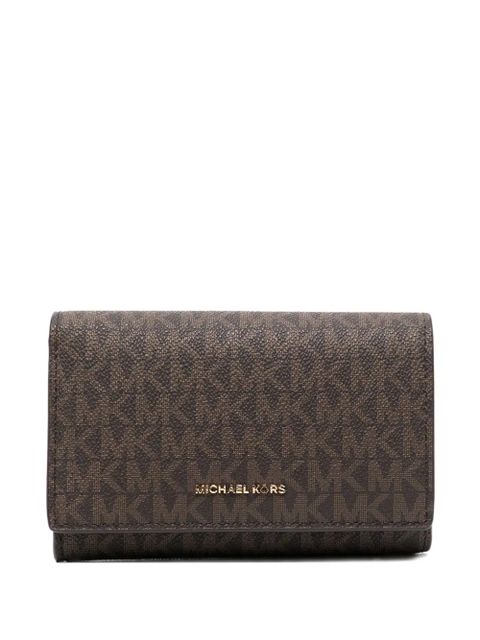 Michael Kors Logo Lettering Long wallet - Brown - zdjęcie produktu nr 1