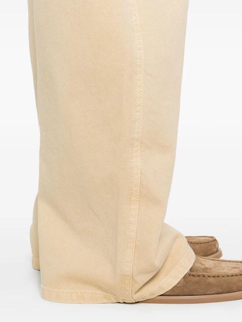 LEMAIRE high-waisted curved jeans - Neutrals