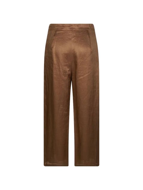 Max Mara pleat-detail trousers - Brown - zdjęcie produktu nr 2