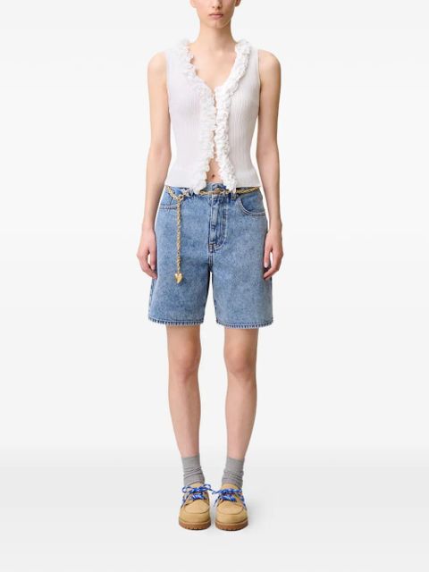 Claudie Pierlot ruffled top - White - zdjęcie produktu nr 2