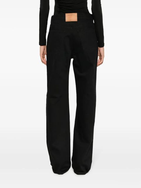 Alexander Wang ez mid-rise straight-leg jeans - Black