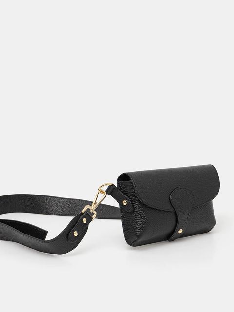 Answear.LAB torebka skórzana kolor czarny