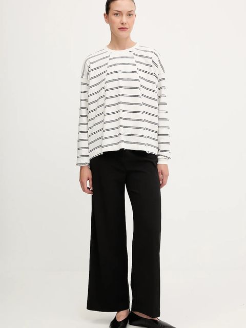 G-Star t-shirt bawełniany A line stripe oversized - zdjęcie produktu nr 1