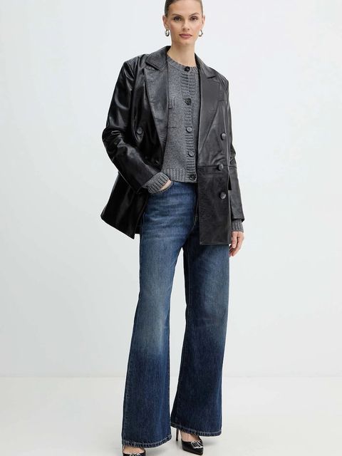 Weekend Max Mara kardigan wełniany OLBIA damski kolor szary 2525346032600 - zdjęcie produktu nr 2