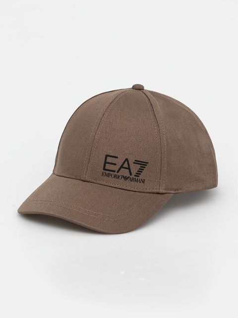 EA7 Emporio Armani czapka z daszkiem bawełniana - zdjęcie produktu nr 1