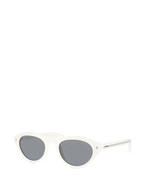 Prada Eyewear Iconic metal-plate sunglasses - White - zdjęcie produktu nr 2