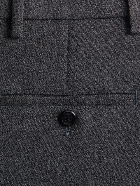 AMI Paris mid-rise flared trousers - Grey