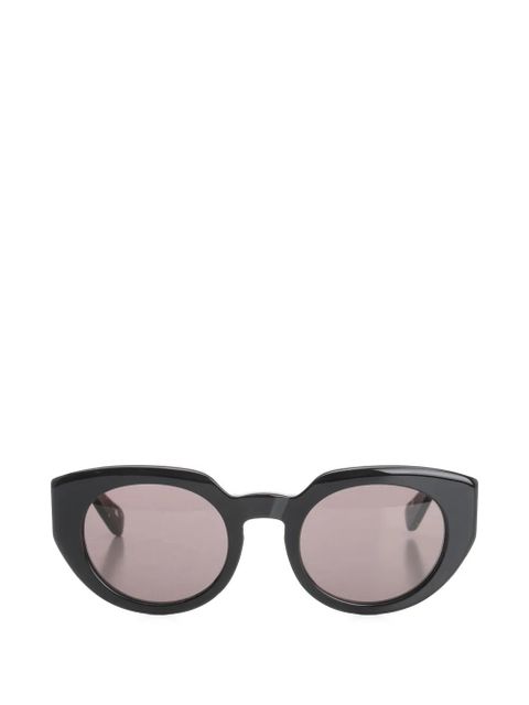 Chloé Eyewear marble-effect frame sunglasses - Black - zdjęcie produktu nr 1