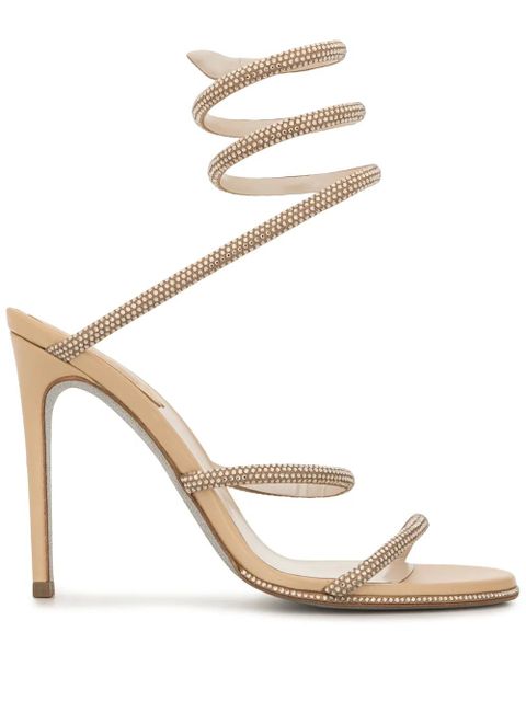 René Caovilla Cleo high-heel sandals - Gold - zdjęcie produktu nr 1