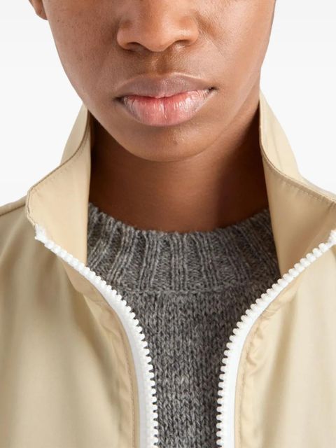 Prada Re-Nylon bomber jacket - Neutrals - zdjęcie produktu nr 2