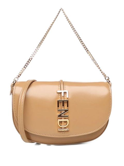 FENDI Fendigraphy chain shoulder bag - Brown - zdjęcie produktu nr 2