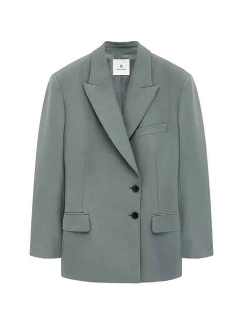 ANINE BING Aretha double-breasted blazer - Green - zdjęcie produktu nr 1
