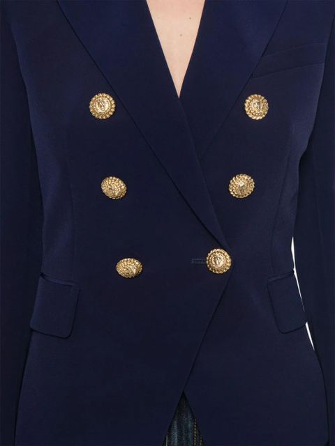Balmain crepe blazer - Blue