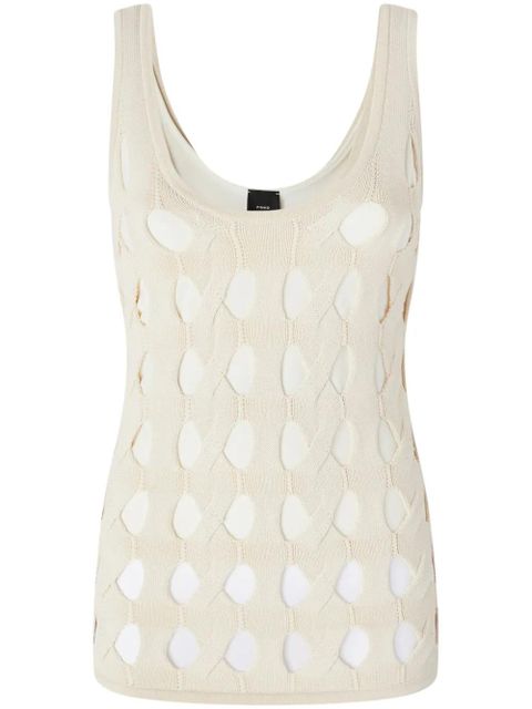 PINKO open-knit top - White - zdjęcie produktu nr 1