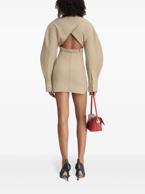 Jacquemus Le robe chemise Casaco dress - Neutrals