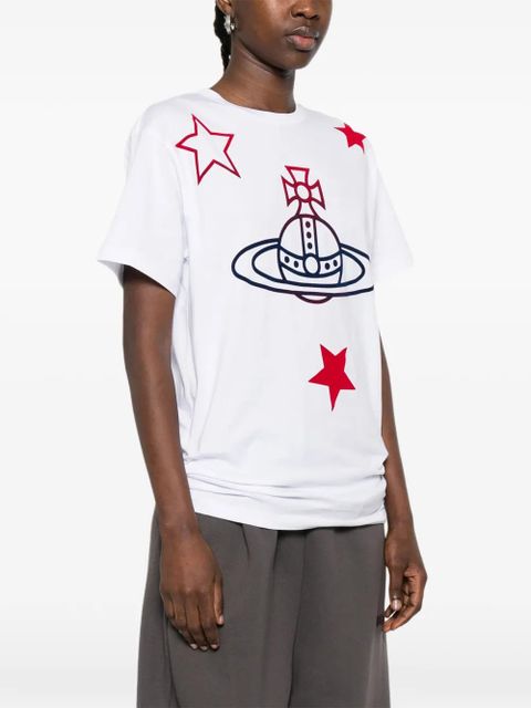 Vivienne Westwood Orb and Stars T-shirt - White