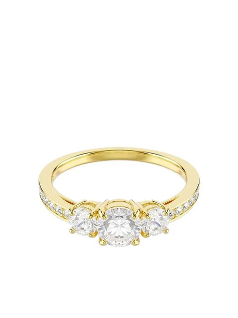 Swarovski Stilla Attract three-stone ring - Gold