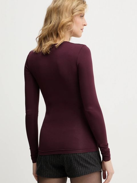 La Mania longsleeve MALENE kolor bordowy MALENE - zdjęcie produktu nr 2