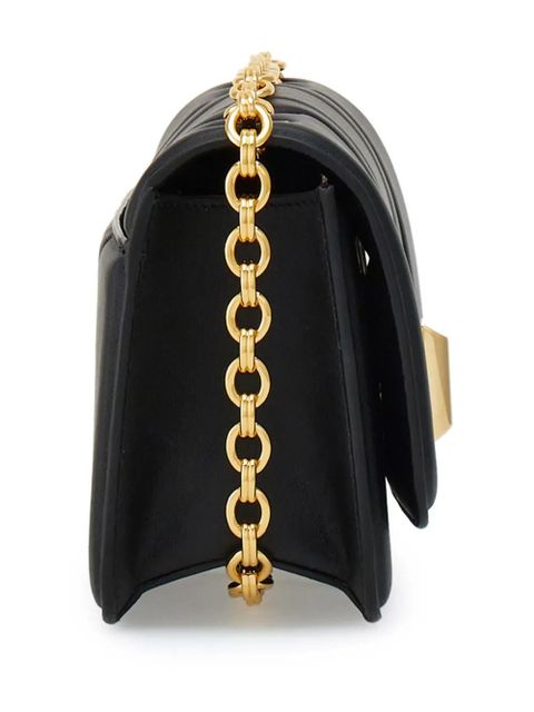 Ferragamo Gancini plaque leather shoulder bag - Black - zdjęcie produktu nr 2