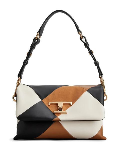 Tod's T Timeless patchwork shoulder bag - Black - zdjęcie produktu nr 1