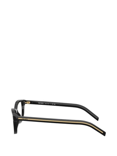 Prada Eyewear round-frame glasses - Black