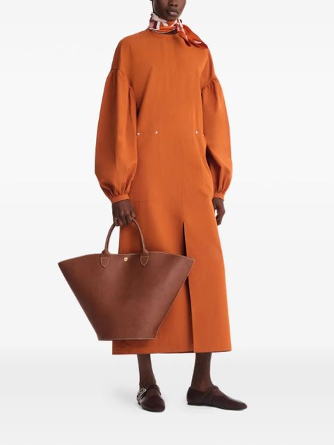 Longchamp XL Épure leather tote bag - Brown - zdjęcie produktu nr 1