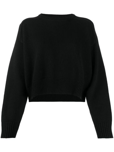 LouLou de Saison cropped knit jumper - Black - zdjęcie produktu nr 1
