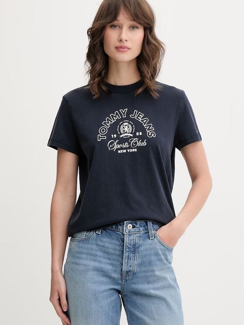 Tommy Jeans T-shirt damski bawełniany - zdjęcie produktu nr 1