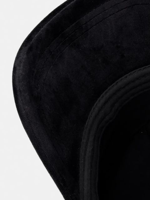 Guess czapka z daszkiem welurowa