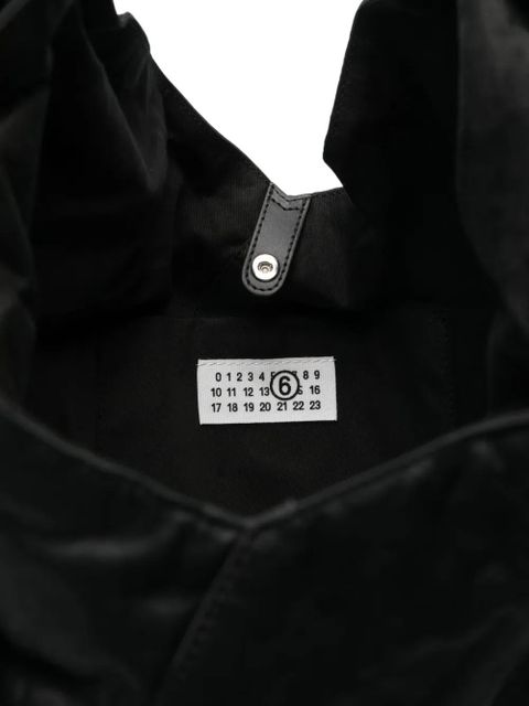 MM6 Maison Margiela Japanese draped bag - Black - zdjęcie produktu nr 2