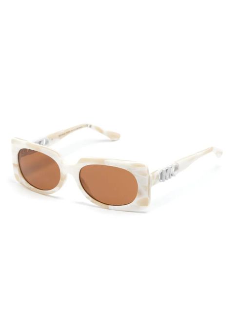 Michael Kors rectangle-frame sunglasses - Neutrals - zdjęcie produktu nr 2