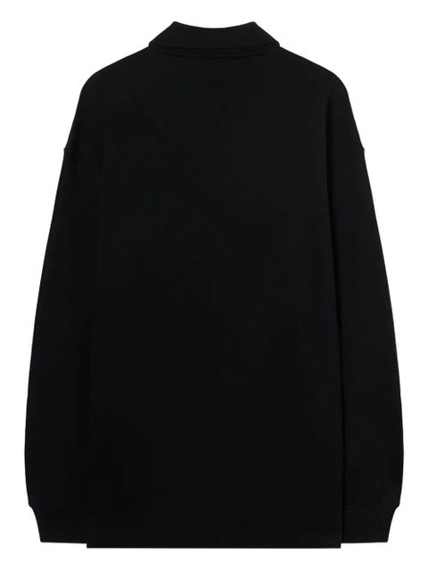 Off-White polo-collar jersey mini dress - Black - zdjęcie produktu nr 2