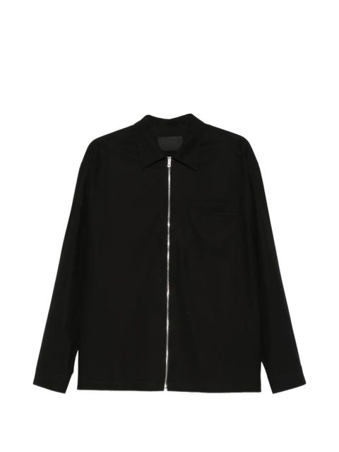 Prada zip-up overshirt - Black - zdjęcie produktu nr 1