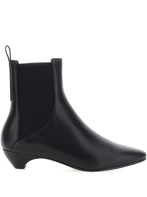 Le Monde Beryl Allegra elasticated-panel pointed-toe boots - Black