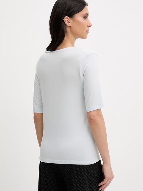 United Colors of Benetton t-shirt piżamowy z dodatkiem jedwabiu