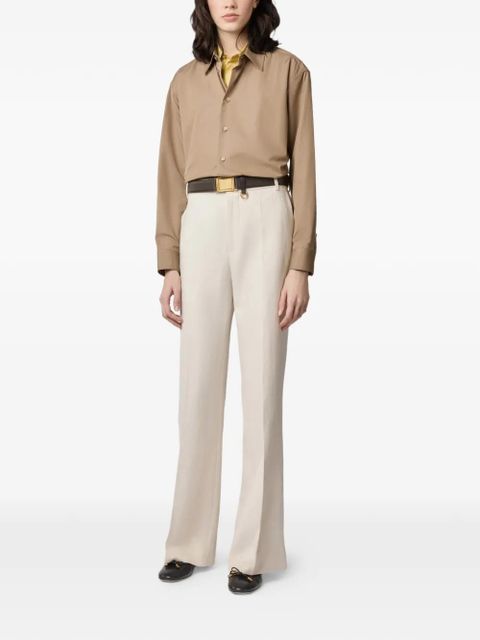 Tod's long-sleeve buttoned shirt - Neutrals - zdjęcie produktu nr 2
