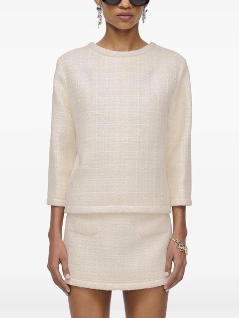 Marc Jacobs The Tweed Backwards jacket - White