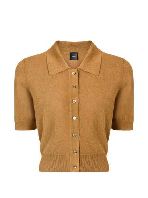 PINKO cropped short-sleeve cardigan - Neutrals - zdjęcie produktu nr 1