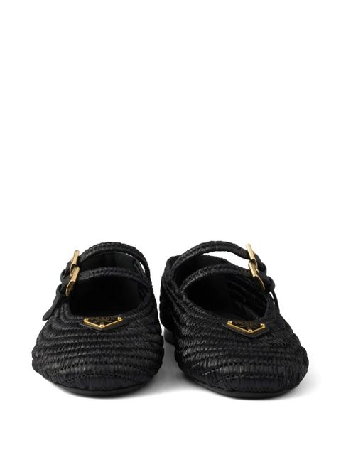Prada crochet ballerinas shoes - Black - zdjęcie produktu nr 2