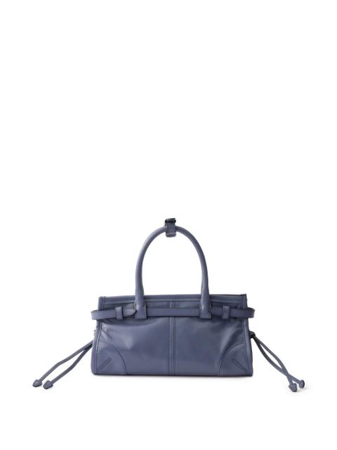 Prada Bonnie leather tote bag - Blue - zdjęcie produktu nr 2