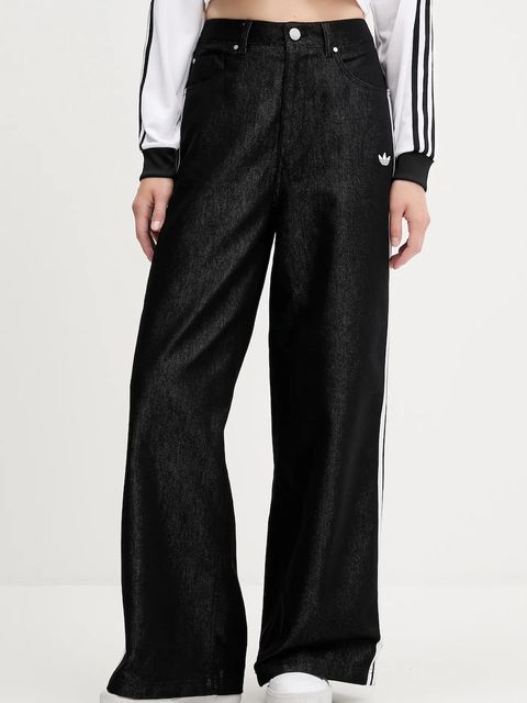 adidas Originals jeansy Baggy Shine Dnm damskie high waist KE9799 - zdjęcie produktu nr 1