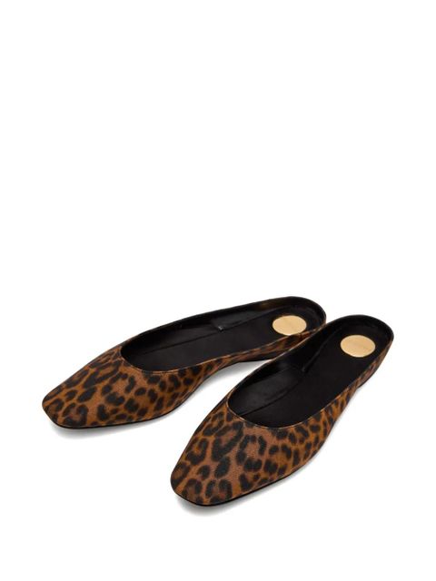 Saint Laurent leopard Lido ballerina - Brown - zdjęcie produktu nr 2