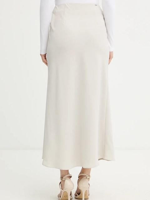 Armani Exchange spódnica kolor beżowy maxi prosta XW001243 AF16125