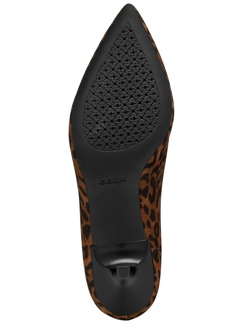 Geox szpilki skórzane D KLEOPY kolor brązowy D55YBA 00007 C6001